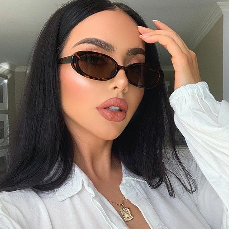 Vintage Outdoor Fashion - نظارات شمسية نسائية جديدة بتصميم بيضاوي