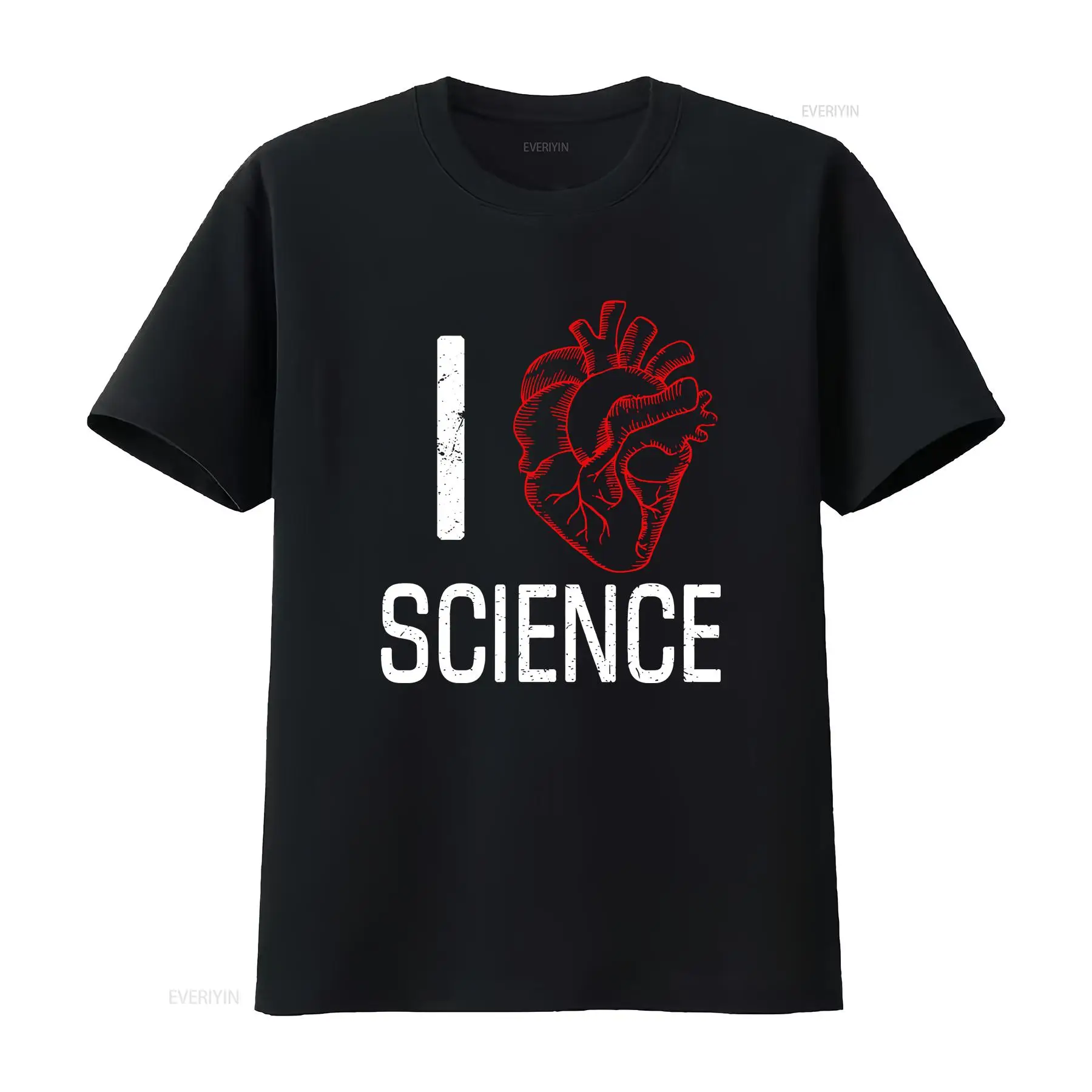 Vintage Fashion Research - تي شيرت I Heart Science بتصميم
