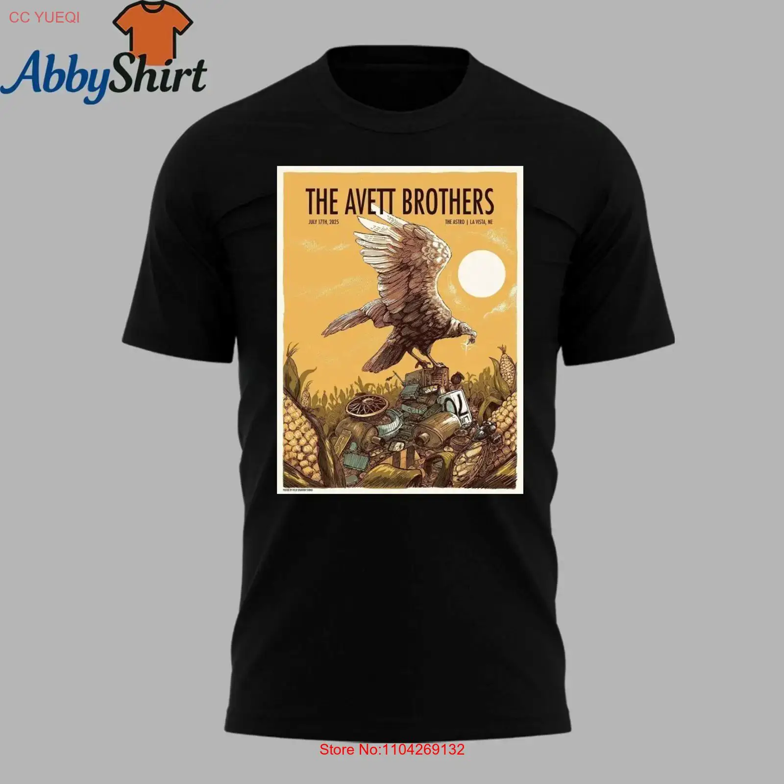 Vintage Fashion La - تي شيرت The Avett Brothers July